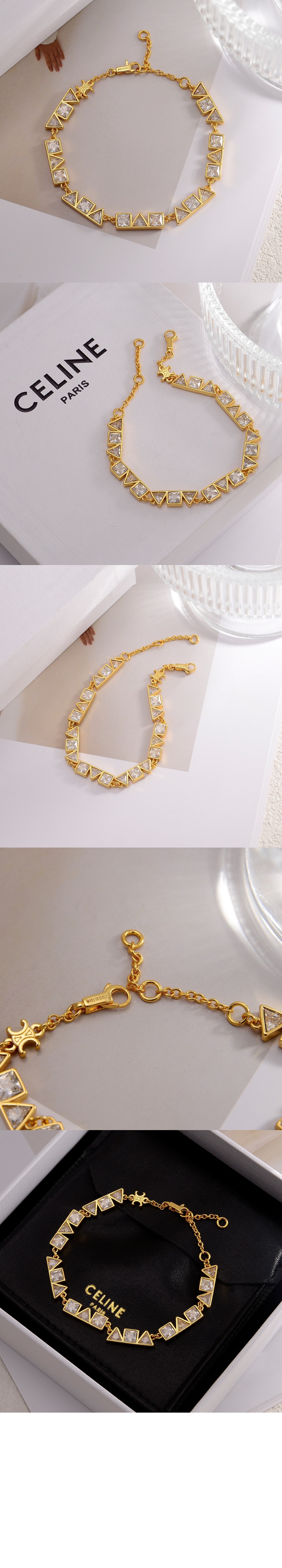 셀린느 지오메트릭 팔찌 460YF6