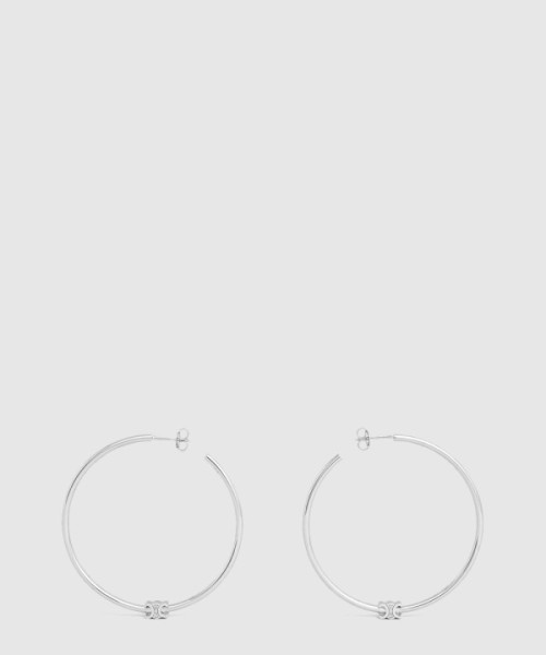 셀린느 트리오페 라지 후프 귀걸이 460YP6