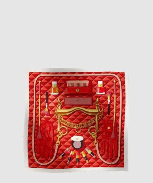 에르메스 Beaute Composee 스카프 90