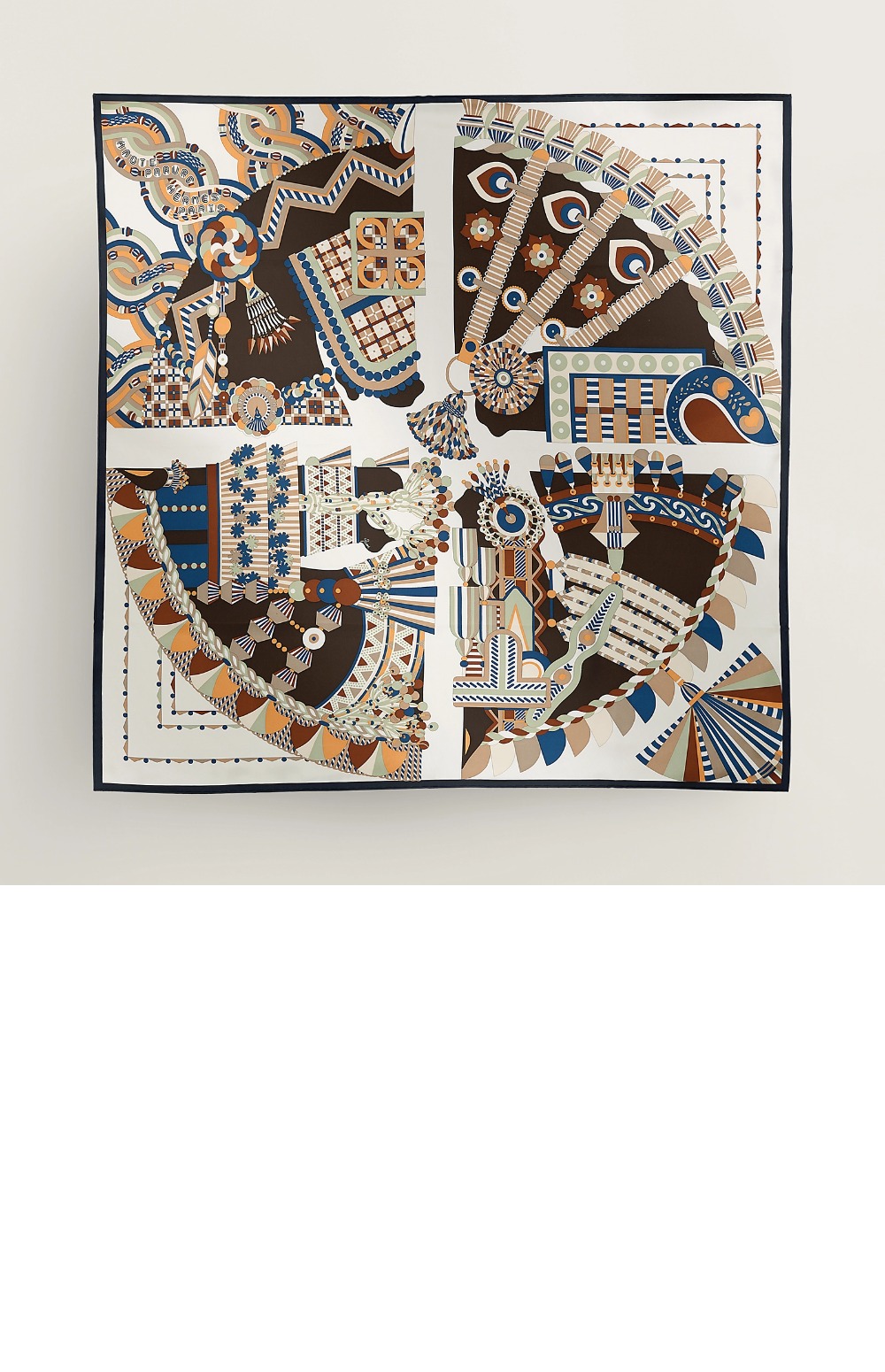 에르메스 Haute Parure 스카프 90