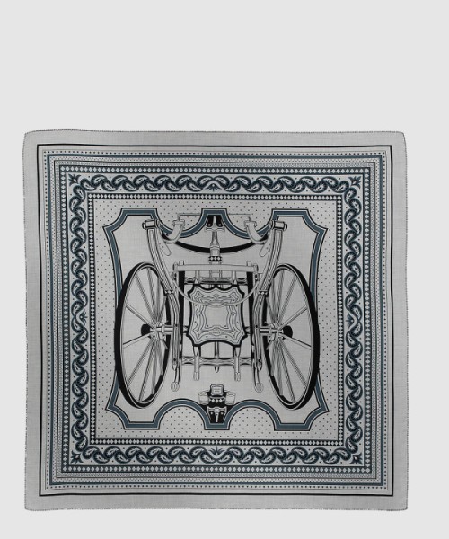 에르메스 Les Roues de Phaeton Bandana 숄140