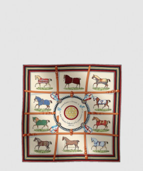 에르메스 Couvertures et Tenues de Jour 포에버 스카프 90