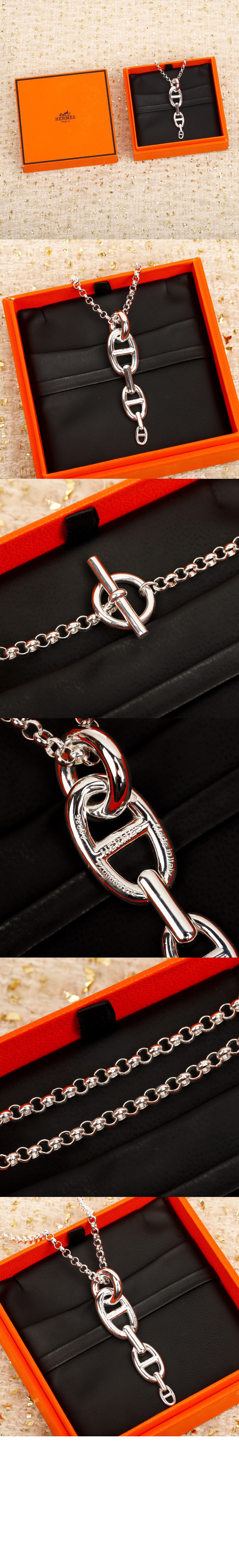 에르메스 Chaine d'ancre Enchainee 목걸이