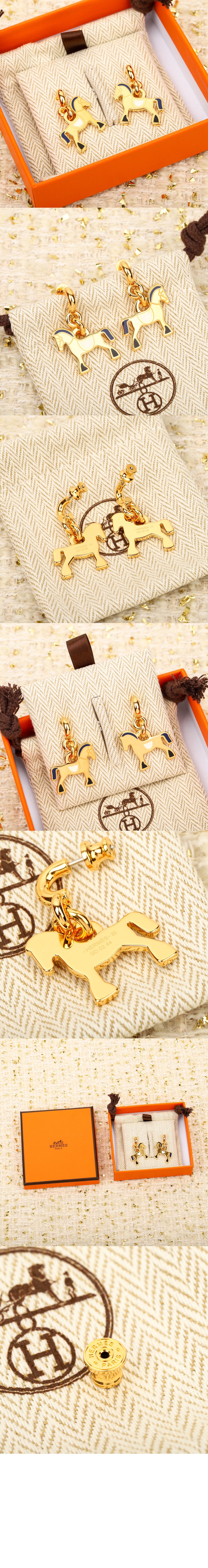 에르메스 Cheval 귀걸이