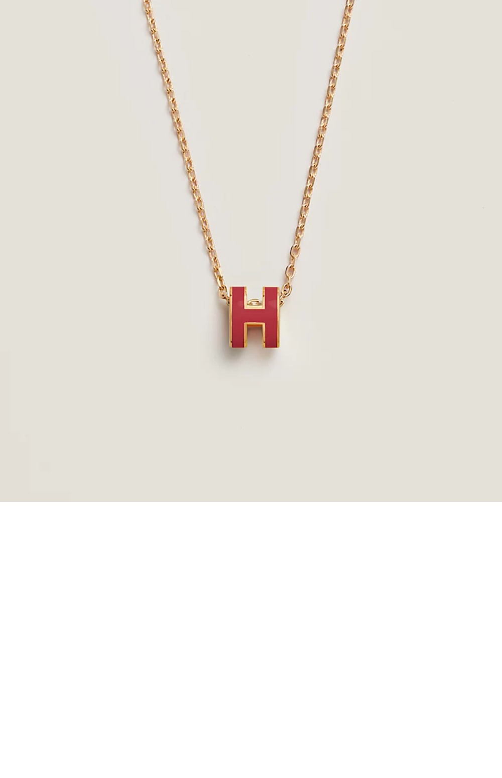 에르메스 미니 팝아슈 목걸이