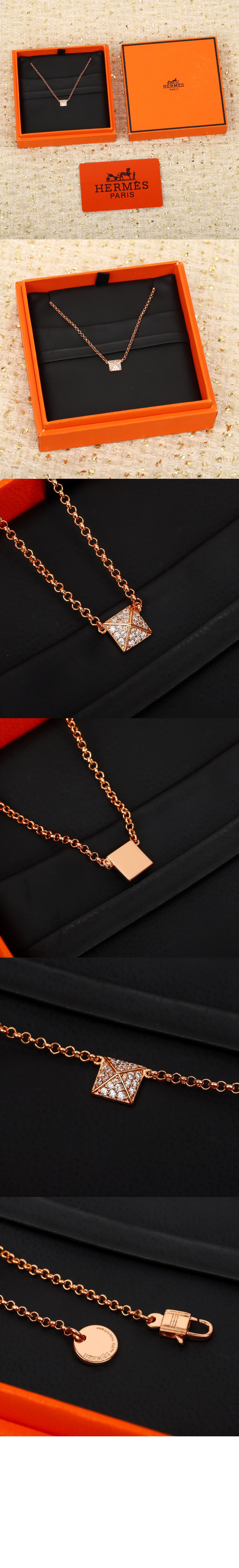 에르메스 끌로 다흐 목걸이