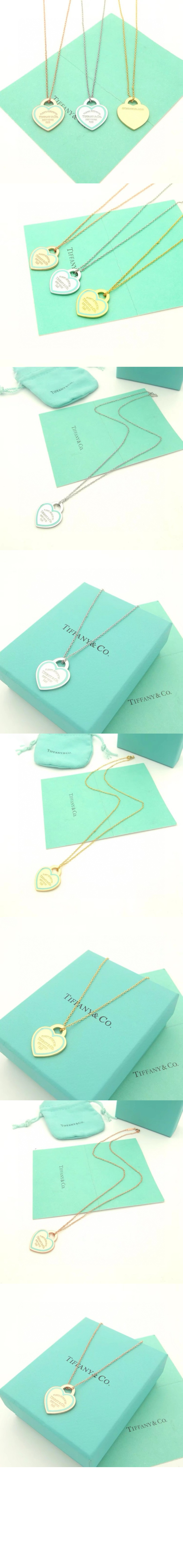 티파니앤코 하트 태그 목걸이