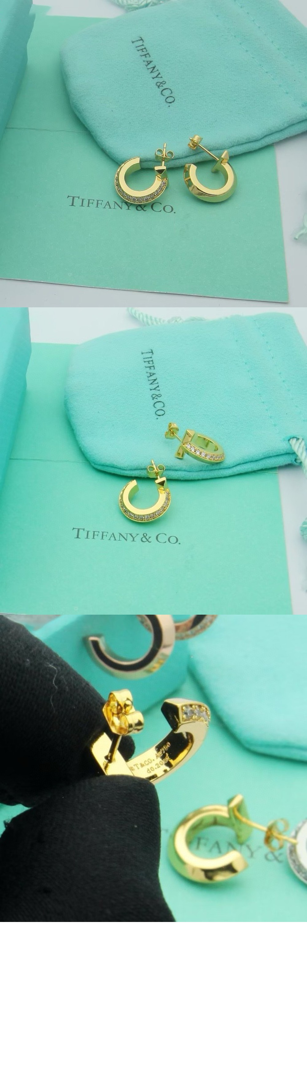 티파니앤코 T1 후프 귀걸이