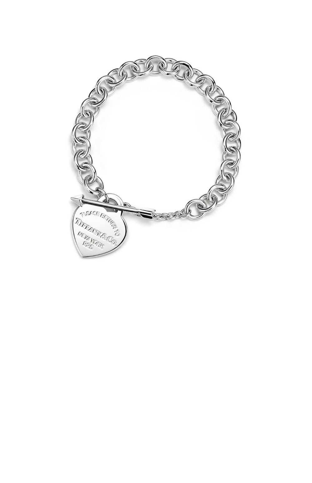 티파니앤코 러브스트럭 하트 태그 브레이슬릿