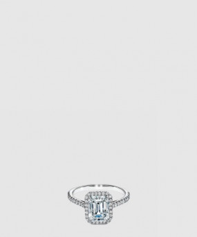 티파니앤코 플래티넘 큐빅 링