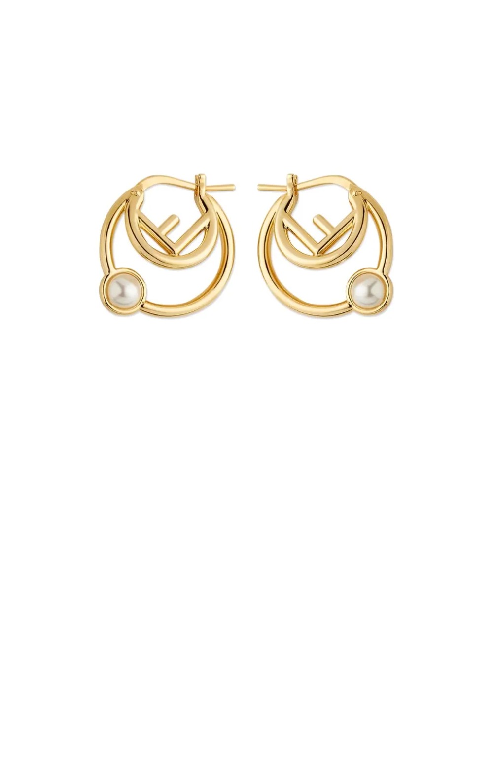 펜디 알파벳 F 이어링 8AK237