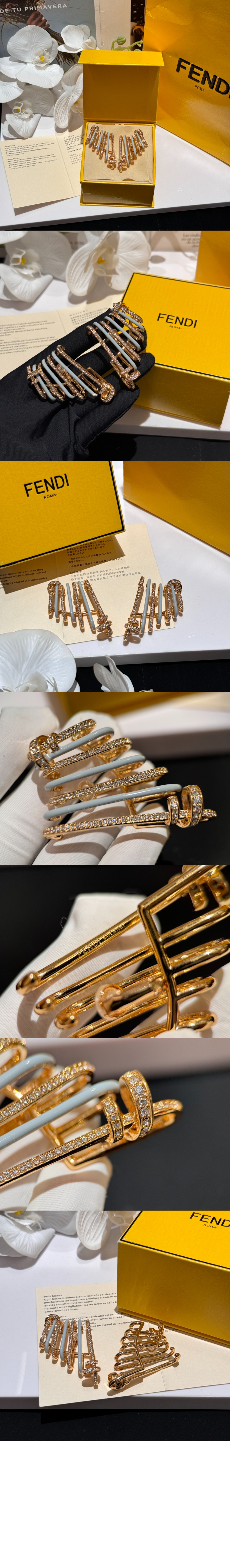 펜디 Filo 이어링 8AK618