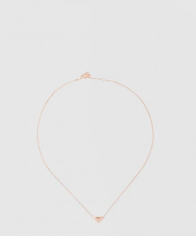 프라다 미니 삼각 펜던트 목걸이 1JAC36