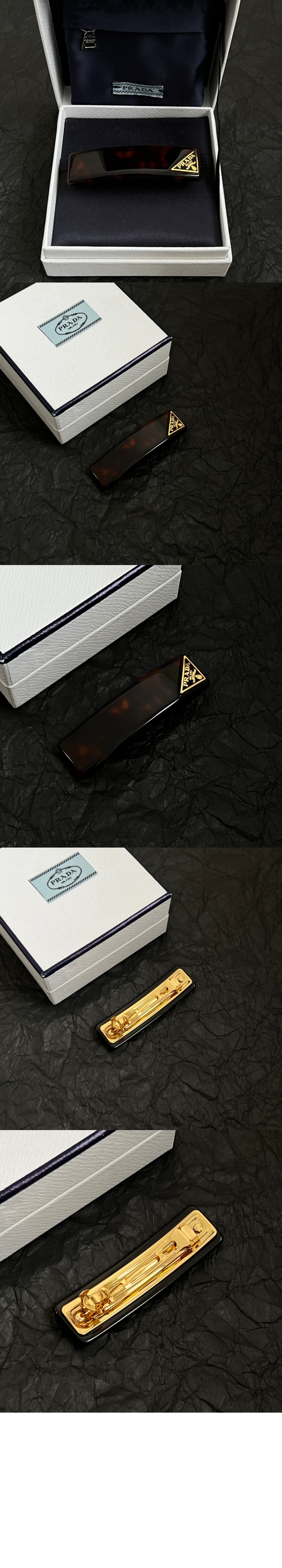 프라다 플렉시글래스 헤어 클립 1IF135