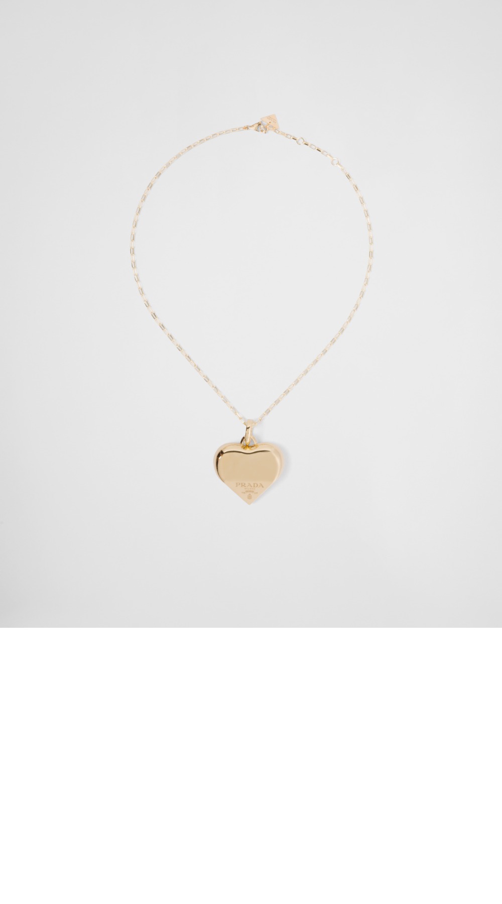 프라다 이터널 골드 중형 펜던트 목걸이 1JCA06