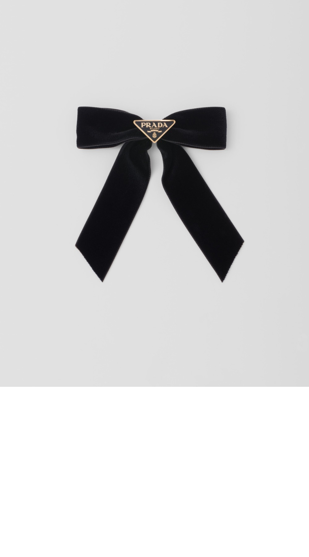 프라다 벨벳 헤어 클립 1IF154