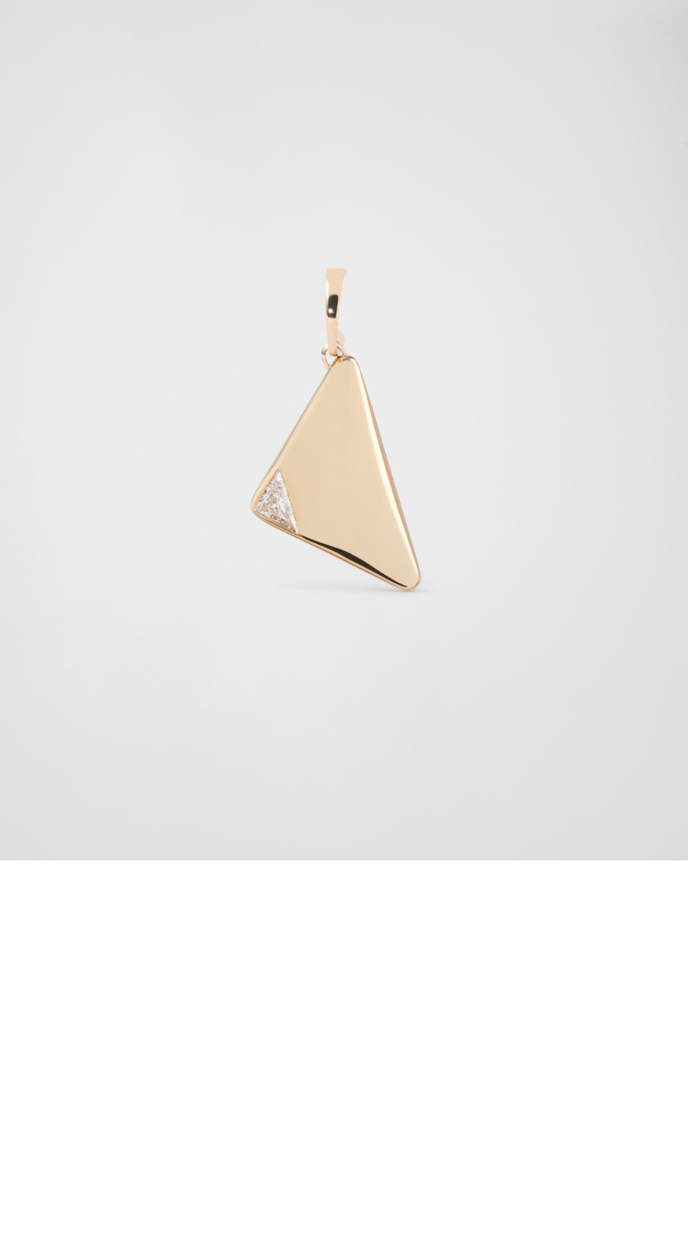 프라다 이터널 골드 싱글 펜던트 귀걸이 1JO981