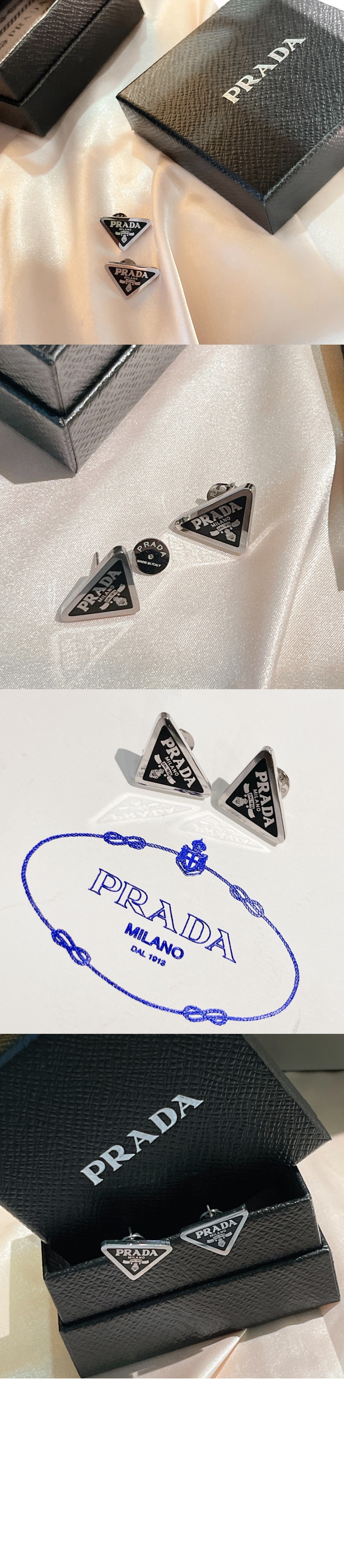 프라다 스말토 보석 귀걸이 1JO972