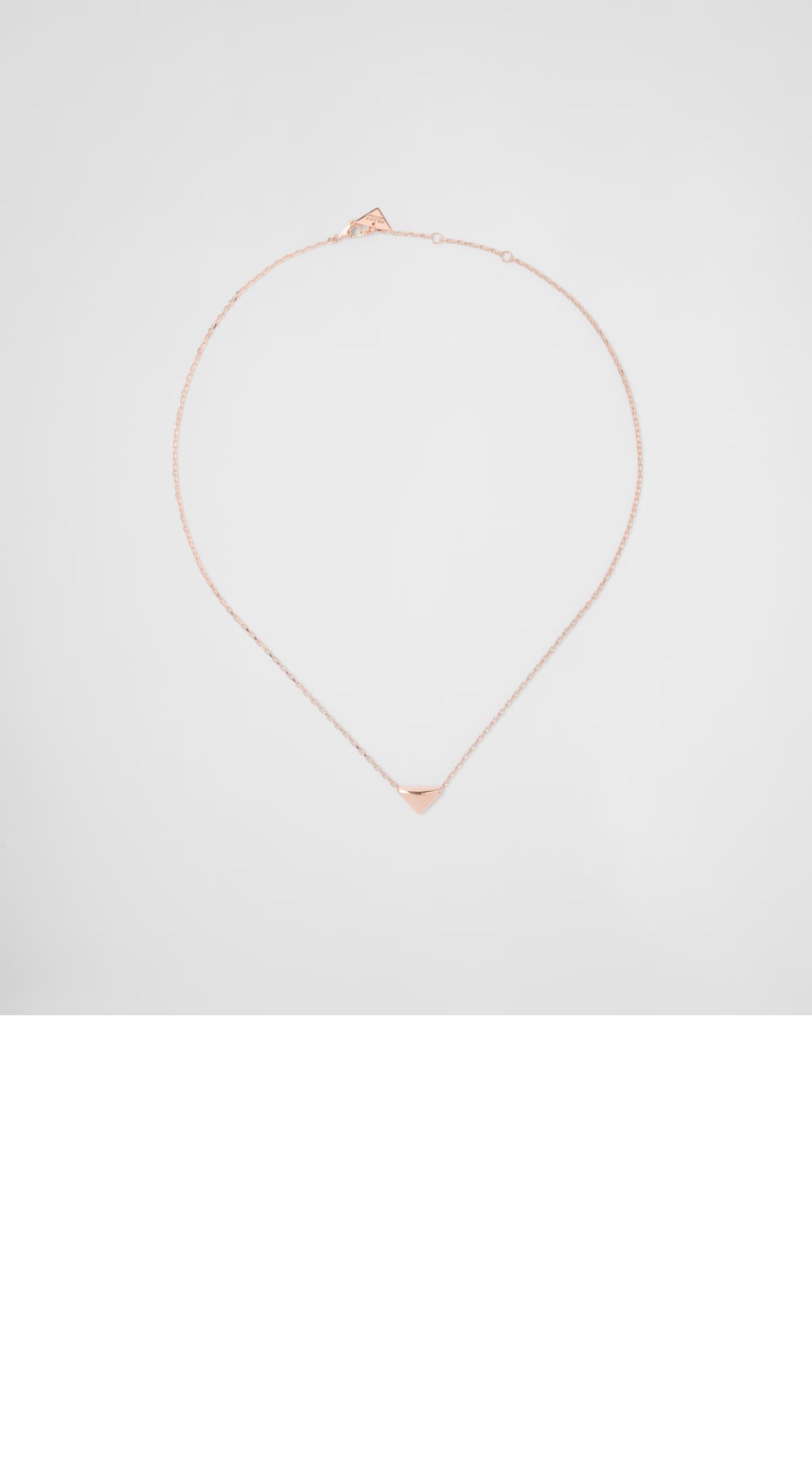 프라다 미니 트라이앵글 목걸이 1JCA36