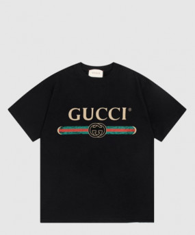 구찌 로고 프린트 반팔