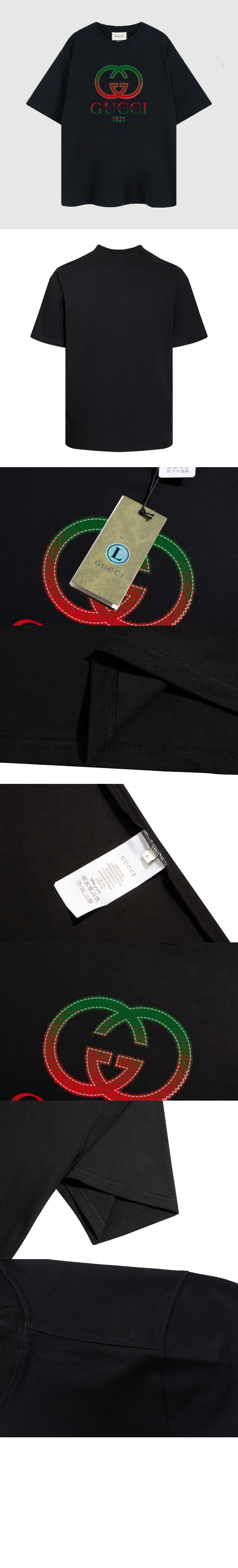 구찌 로고 프린트 반팔