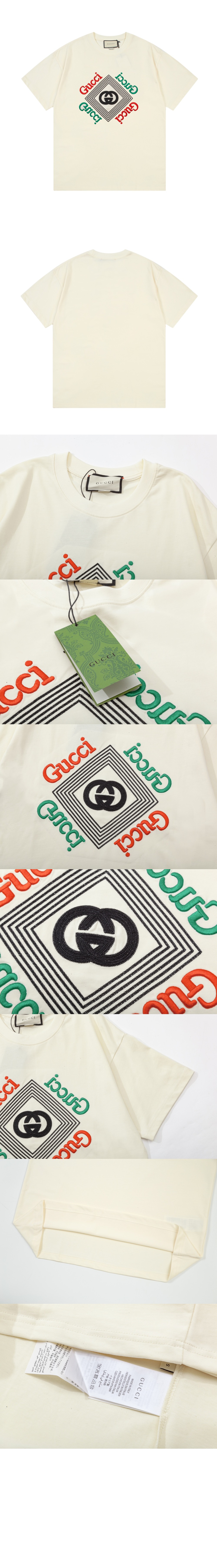 구찌 로고 프린트 반팔