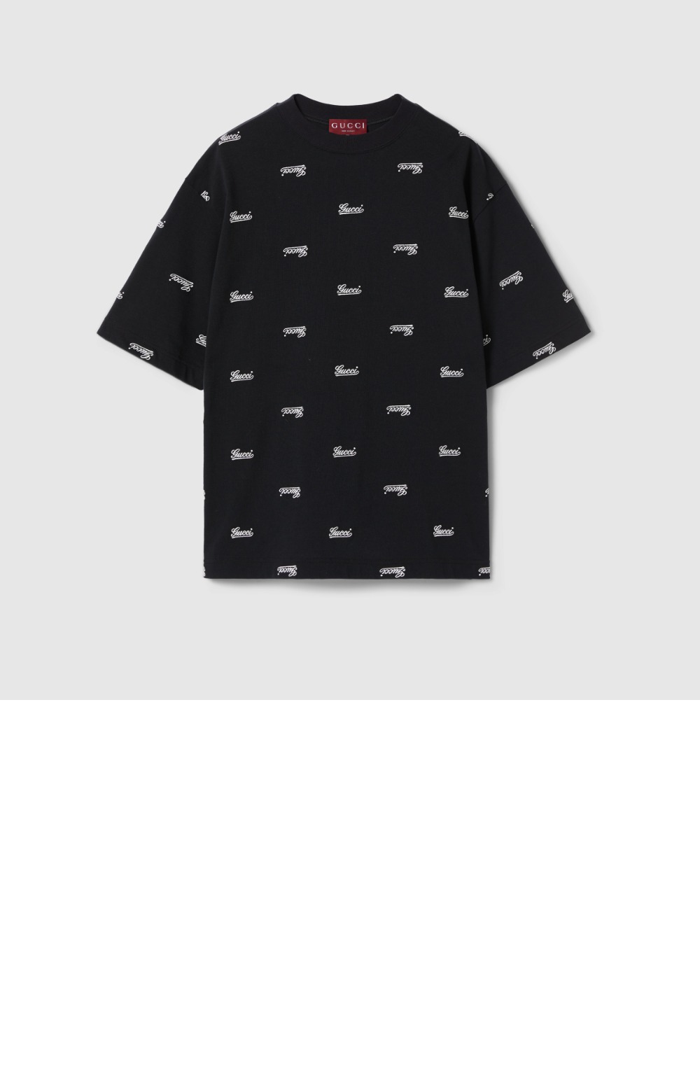 구찌 로고 프린트 반팔