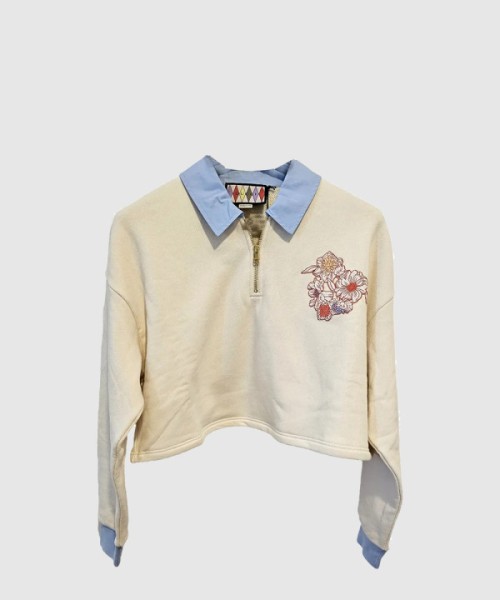 구찌 로고 프린트 긴팔