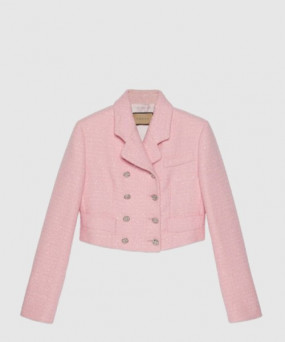 구찌 로고 프린트 재킷