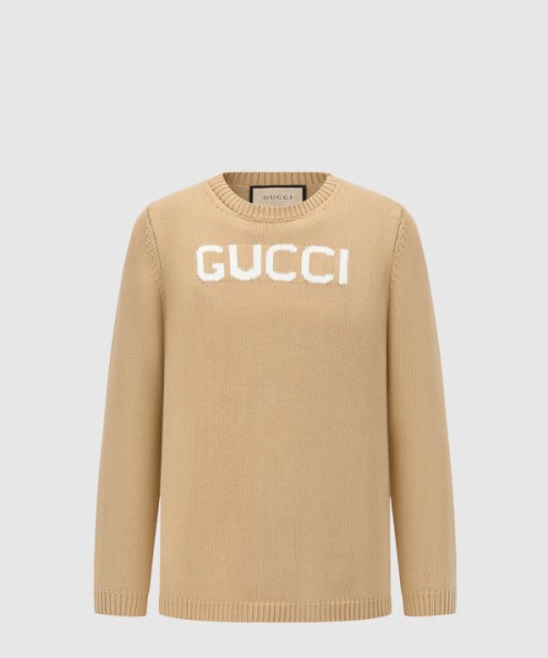 구찌 로고 니트 톱