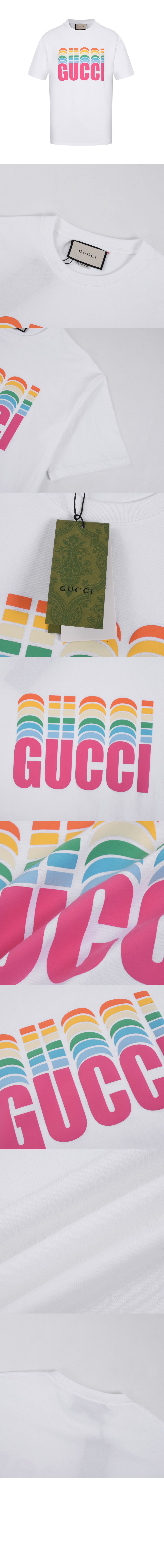 구찌 로고 프린트 반팔