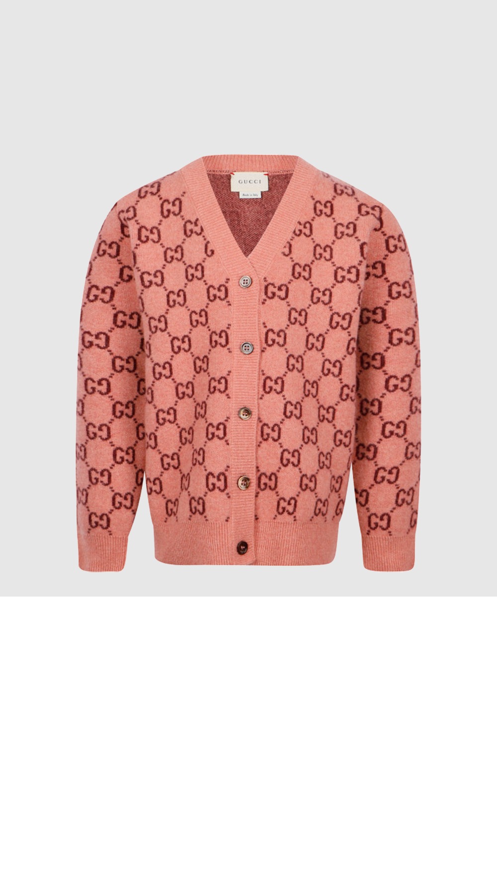 구찌 자카르 니트 카디건