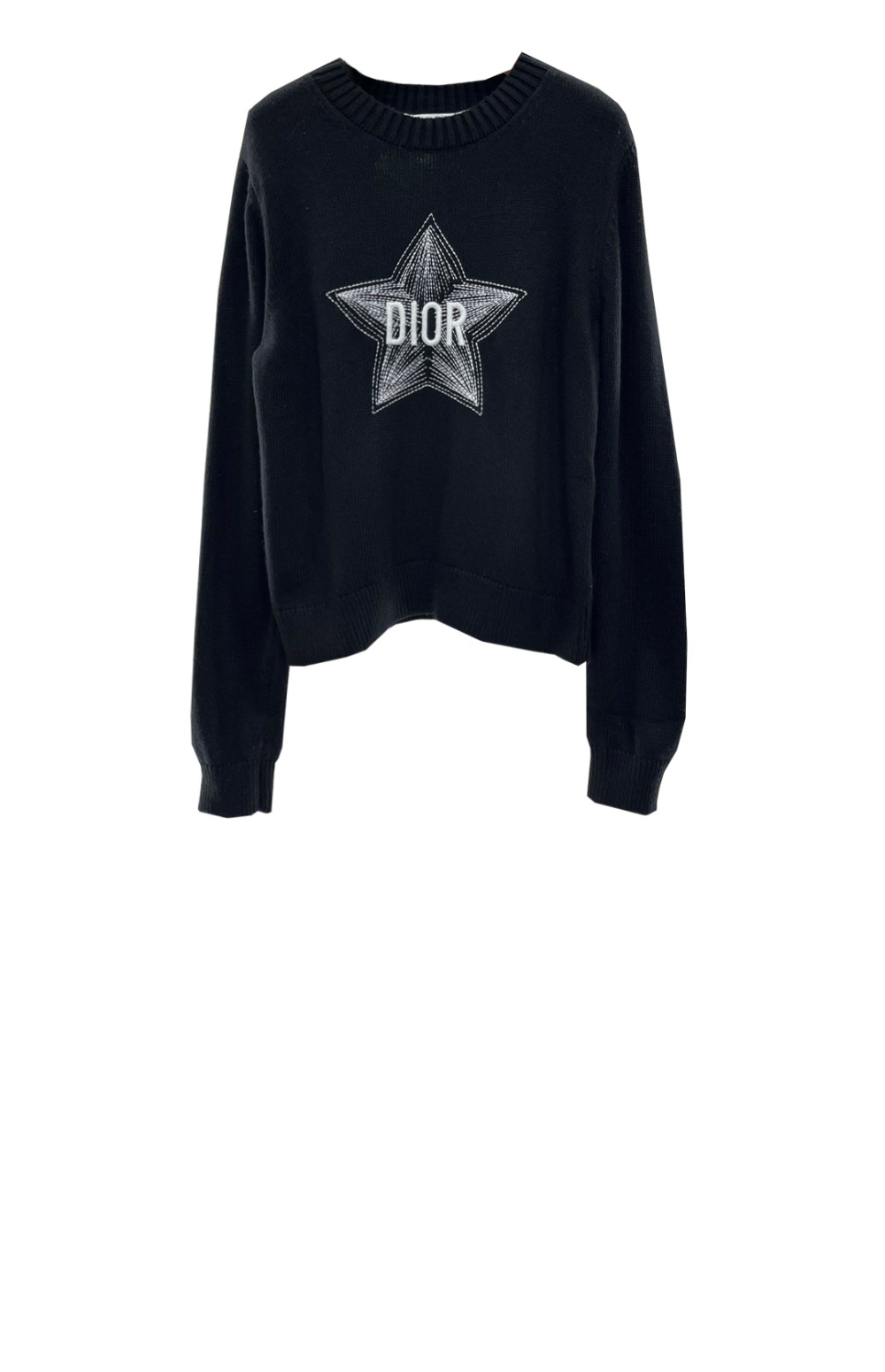 디올 로고 니트 상의