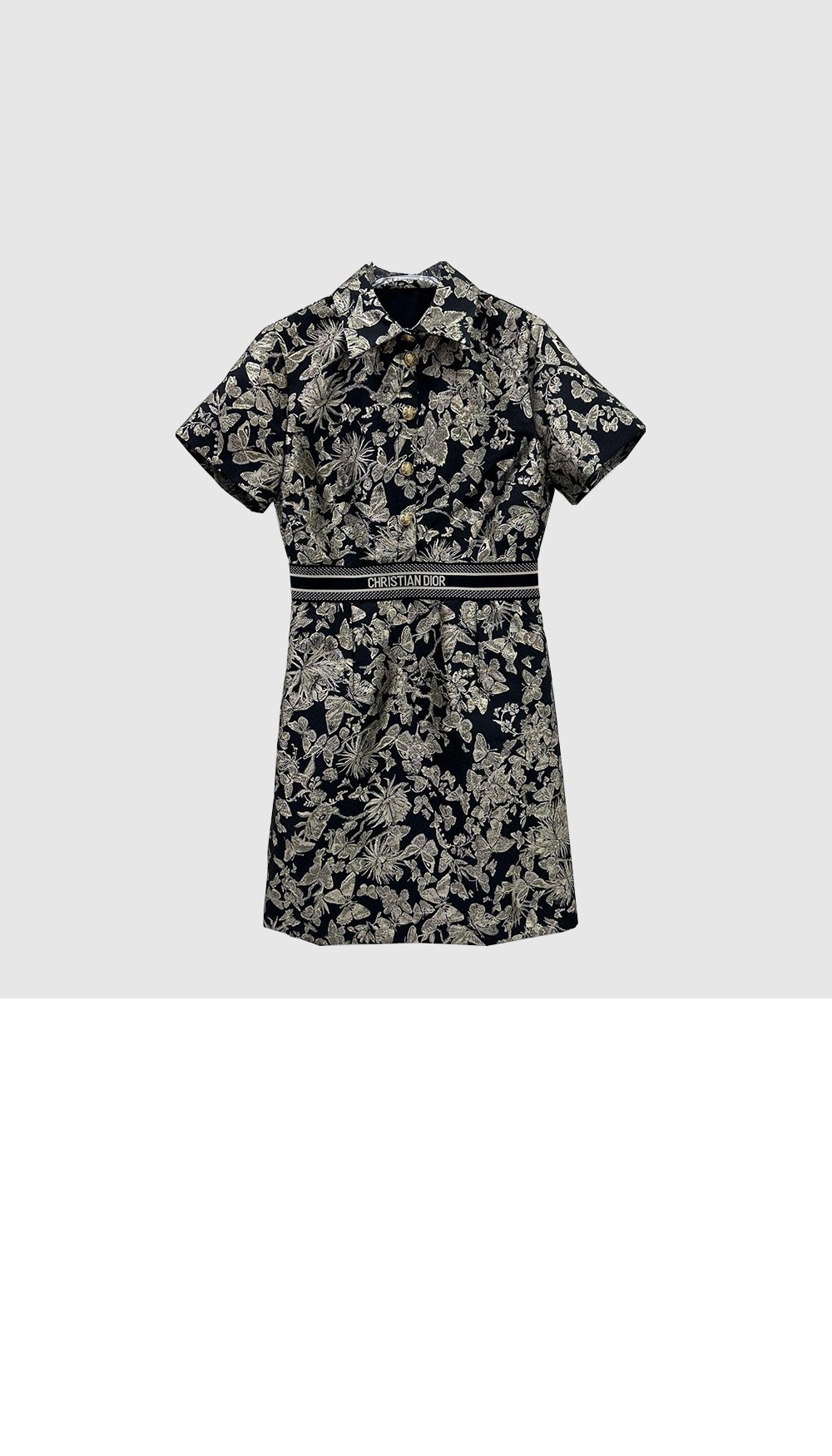 디올 플라워 프린트 원피스