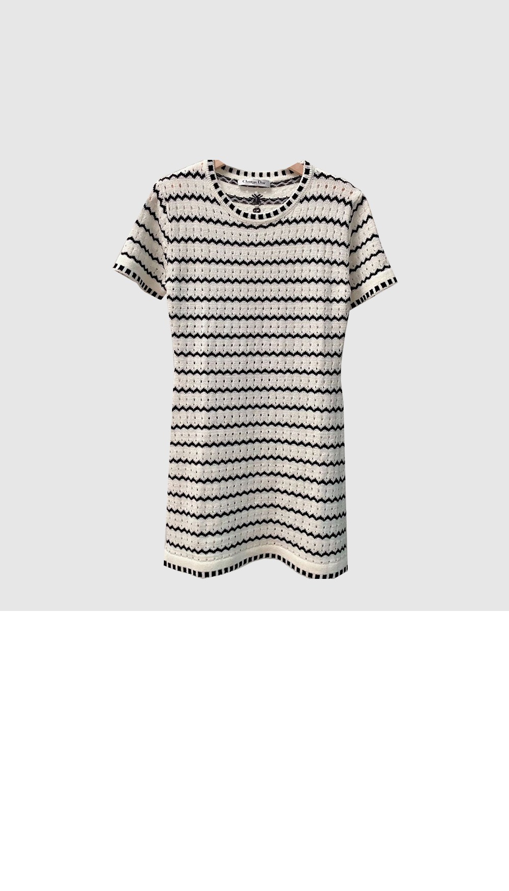 디올 플라워 프린트 원피스