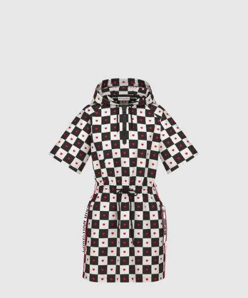 디올 로고 프린트 원피스