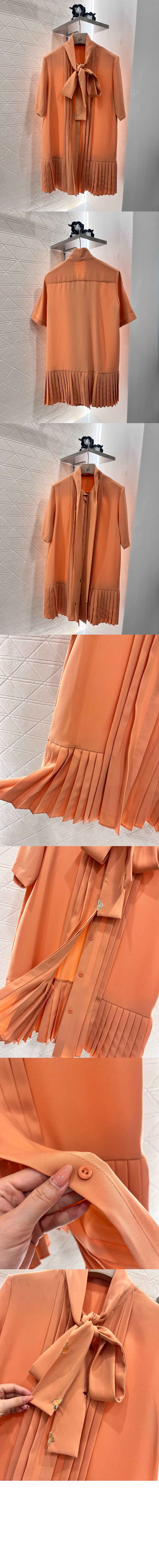 루이비통 라발리에르 플리츠 드레스