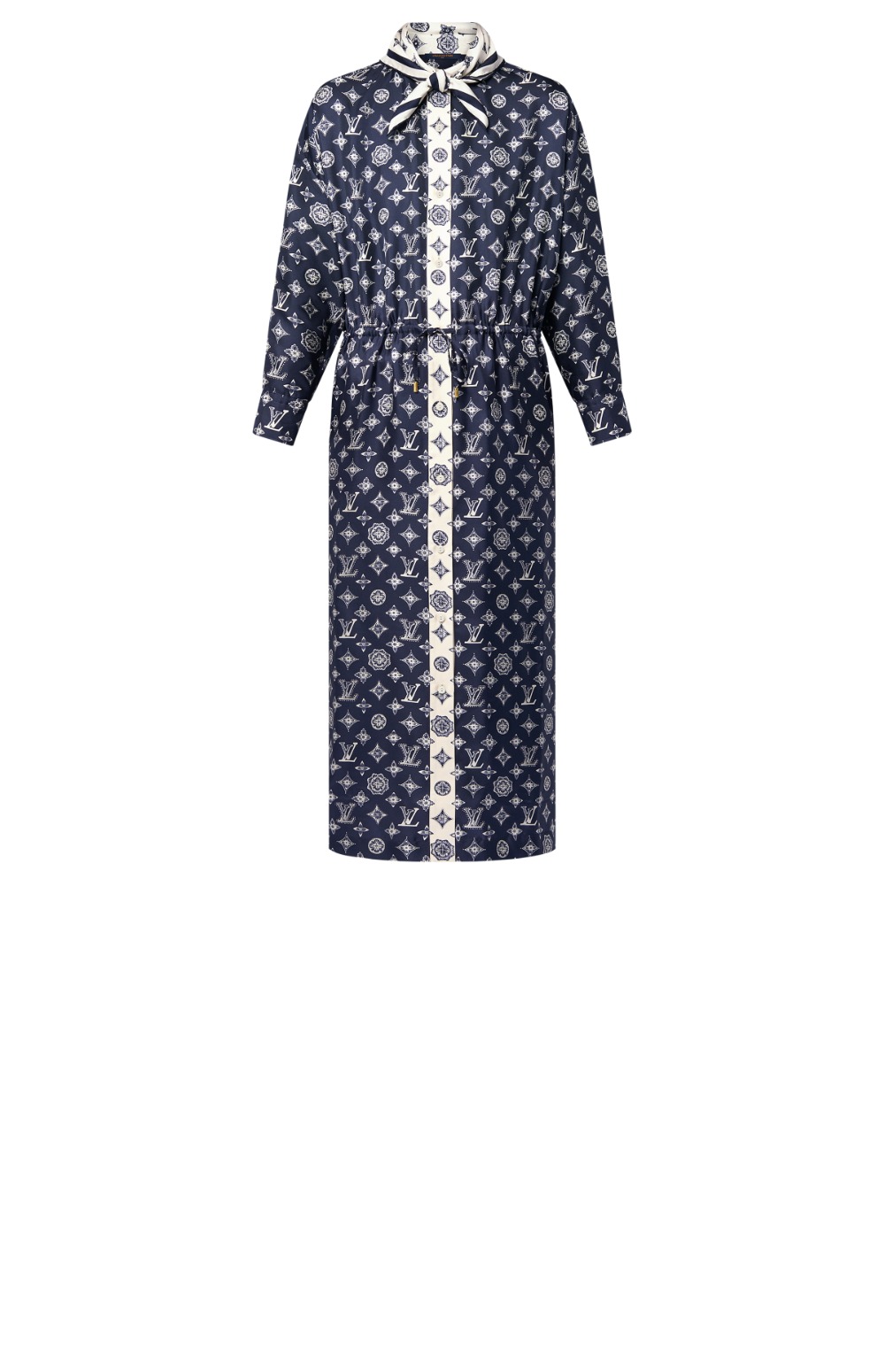 루이비통 모노그램 실크 드레스