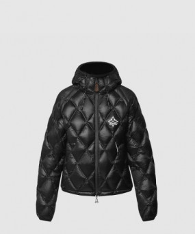 루이비통 다이아몬드 립스톱 푸퍼 재킷