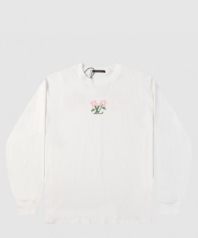 루이비통 로고 프린트 면 톱