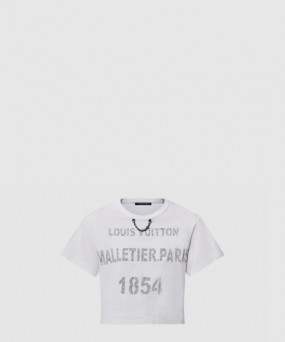 루이비통 스텐실 시그니처 크롭 톱