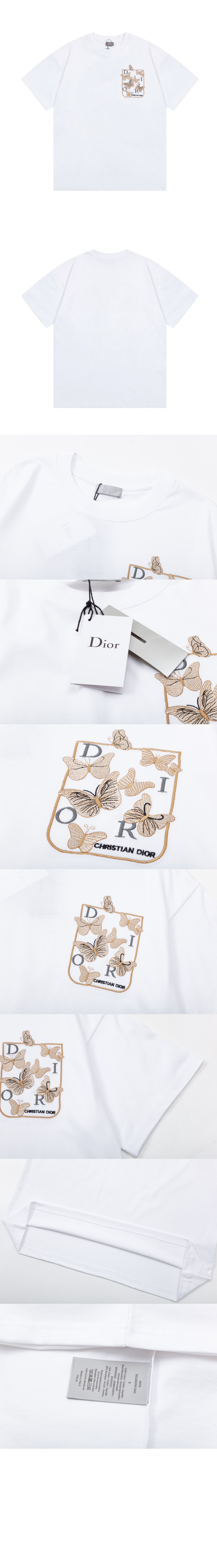 루이비통 로고 프린트 반팔