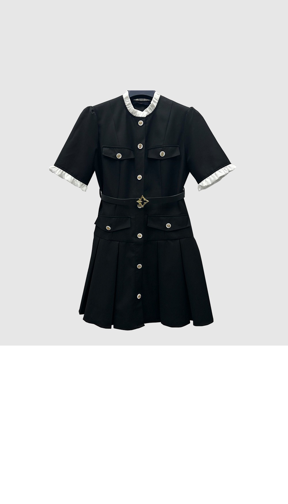 루이비통 플라워 프린트 원피스