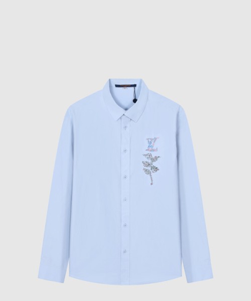 루이비통 블루 셔츠