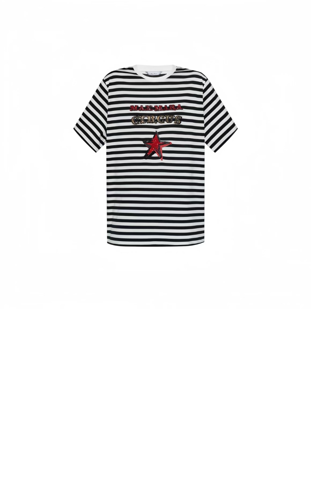 막스마라 스트라이프 반팔 티셔츠