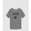 막스마라 스트라이프 반팔 티셔츠