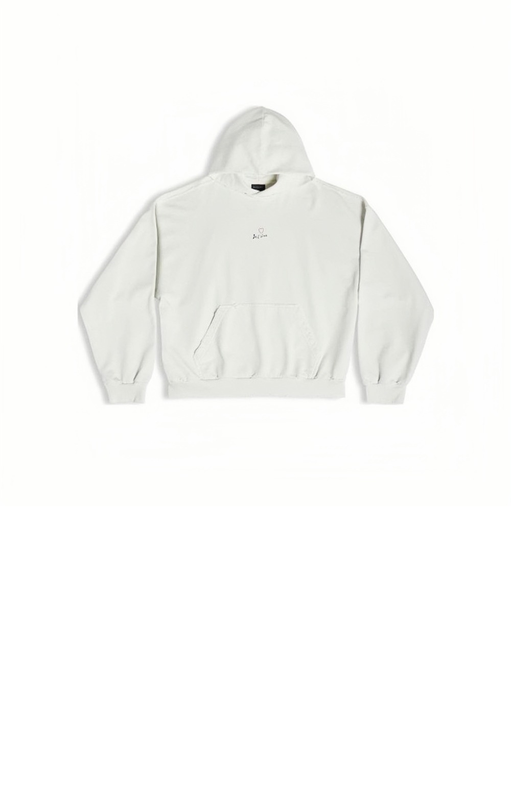 발렌시아가 후드 티셔츠