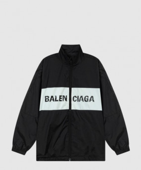 발렌시아가 로고 집업 자켓