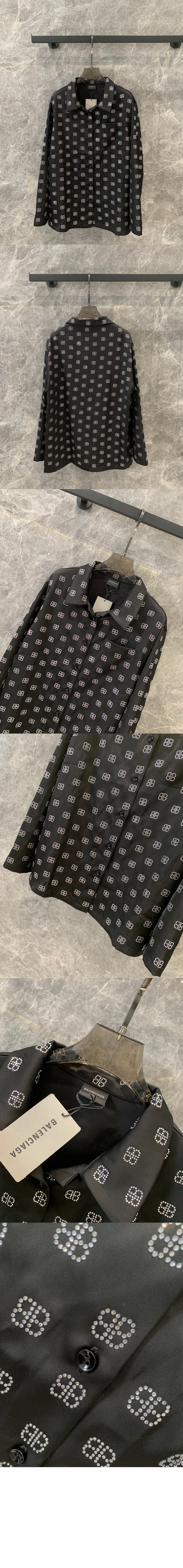 발렌시아가 미니멀 라지 핏 셔츠