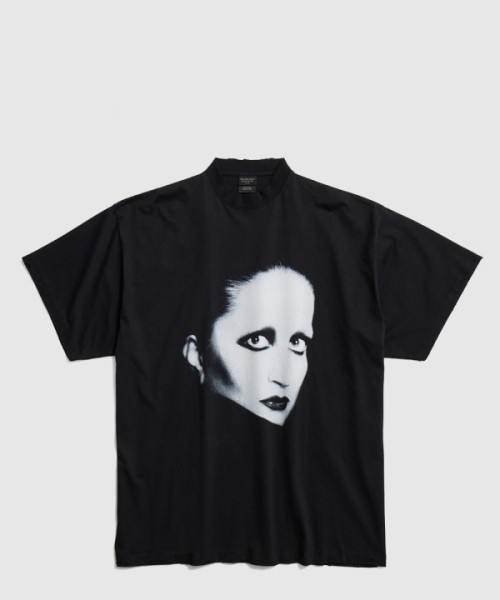 발렌시아가 미나 시리즈 오버사이즈 티셔츠